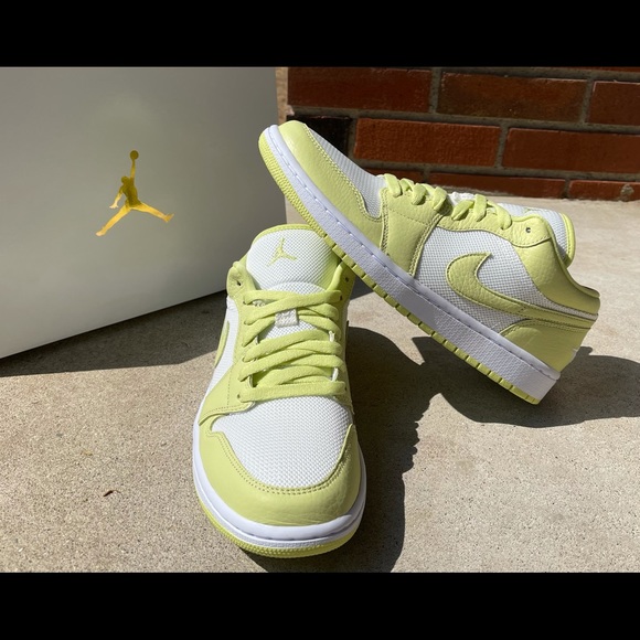 Nike Shoes - Nike Air Jordan 1 Low Summit White Limelight 10.5